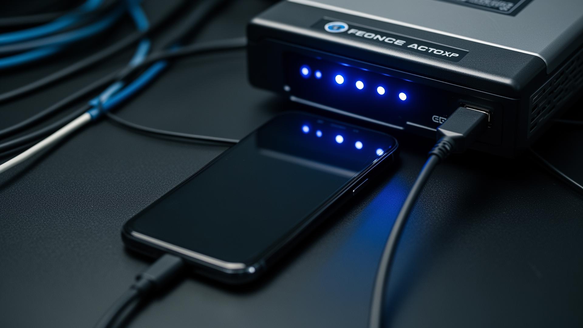 Forensic phone extraction workspace